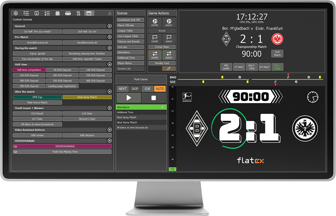 proLSS GUI auf Display